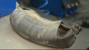 Часть 2. Правильный ремонт шины, боковой порез с материалами Rossvik