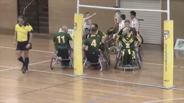HIGHLIGHTS England vs Australia 21/10 WHEELCHAIR RUGBY LEAGUE смотреть онлайн