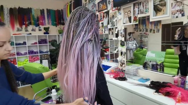 Классические афрокосы с канекалоном смотреть онлайн