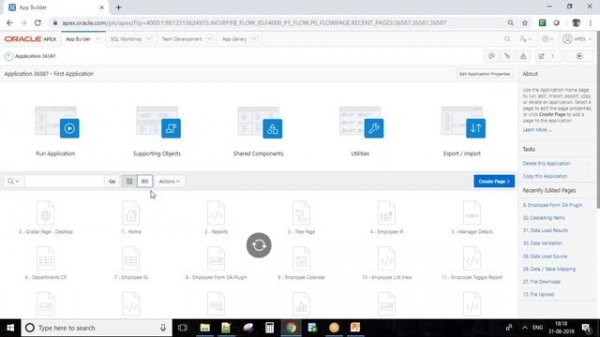 Oracle APEX Tutorial  for Beginners 2020 ||  learn oracle apex training online