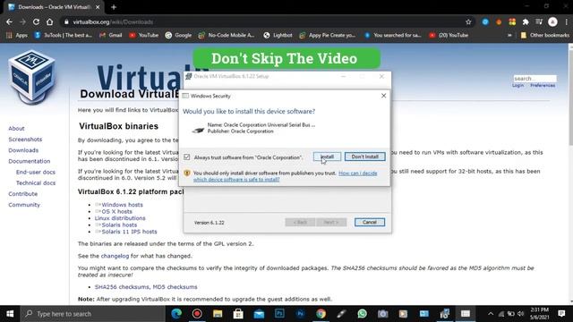 How to Install VirtualBox on Windows 10 смотреть онлайн