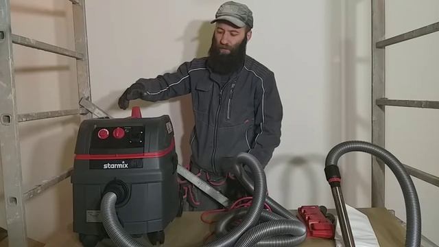 Промышленный пылесос STARMIX ISC L-1625 Top. Распаковка. Характеристики.