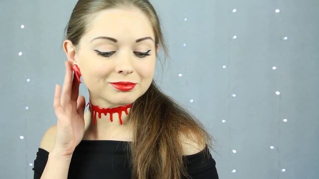 DIY Украшения к Хэллоуину | Чокеры СВОИМИ РУКАМИ | Halloween ? Afinka смотреть онлайн