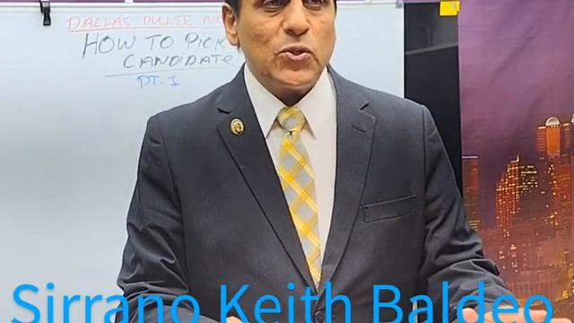 Sirrano Keith Baldeo vows to take on corruption. Dallas Election, Vote April 24th 2023 - May 6th смотреть онлайн