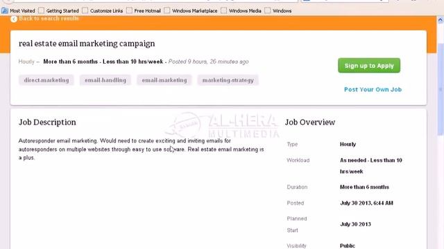 Bangla Tutorial    Email Marketing   part 2    Emil Marketing Job in Freelancing Marketplace