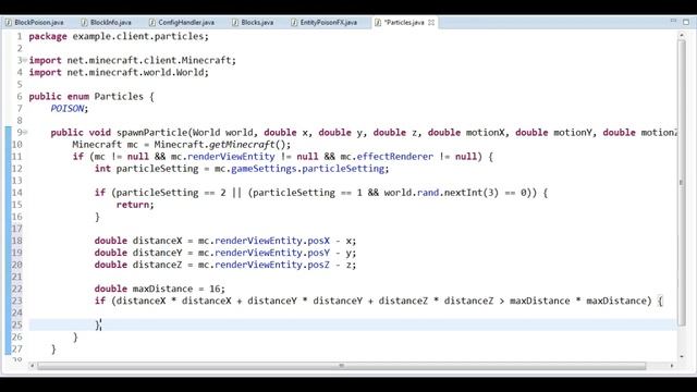 Forging a Minecraft mod - Lecture #6, World generation, Sounds and Particles Part 2 смотреть онлайн