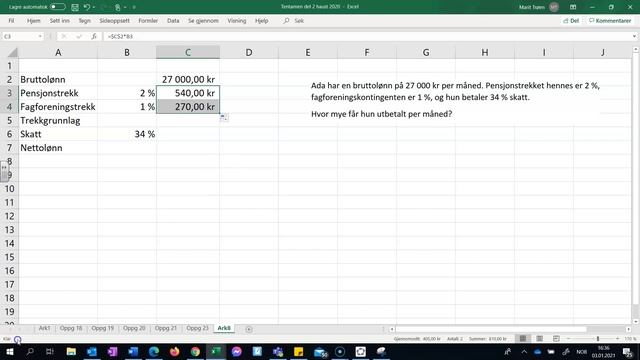 Video 7 av 9:Heldagsprøve del 2 løst med Excel og GeoGebra смотреть онлайн
