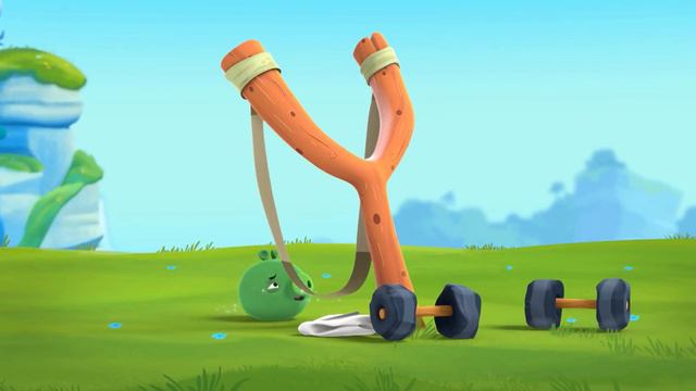 Angry Birds | Slingshot Stories | Ep. 7 | Pigs will fly | Traducido al Español | Traducciones d Ot смотреть онлайн