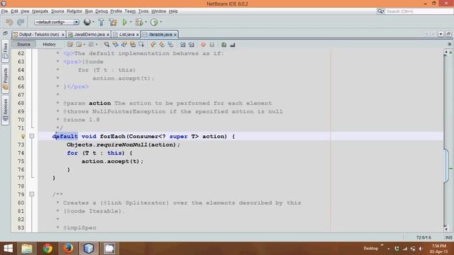 17.8 Java 8 Stream Api Features part 7 foreach method in Iterable Interface смотреть онлайн