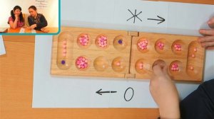 Манкала или калах - логическая игра на двух игроков, можно играть с 5 лет