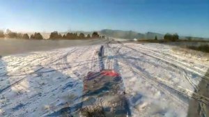 Первый выезд на мотобуксировщике FORZA 9лс.