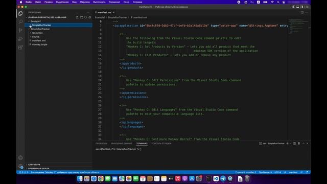 Приложение для часов Garmin. Часть 1. #easyit #garmin-sdk #garminwatch #monkey-c #connect-iq