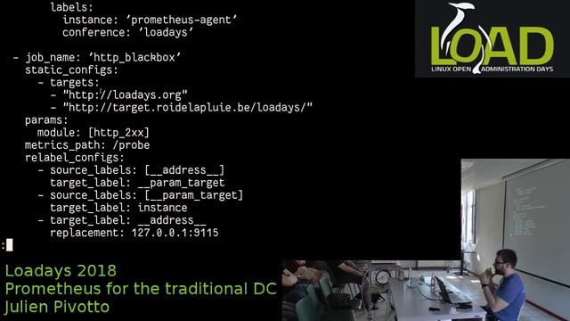 LOADays 2018: Prometheus for the traditional datacenter (Julien Pivotto) смотреть онлайн