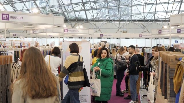 1-й день работы выставки тканей Textile Salon - февраль 2023 смотреть онлайн