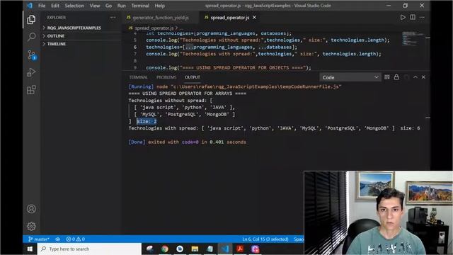 ... Spread operator (Node.js) смотреть онлайн