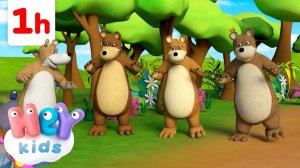 Ich bin ein Dicker Tanzbär und mehr! | Eine Stunde | Kinderlieder | HeyKids Deutsch