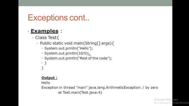 Exceptions in java - 01 смотреть онлайн