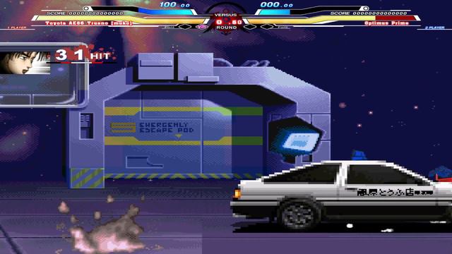 Toyota AE86 vs Optimus Prime (3D) - Initial D vs Transformers - MUGEN смотреть онлайн
