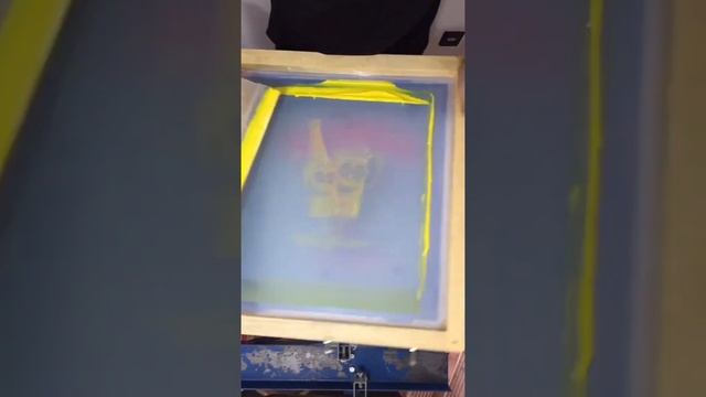 #vility #screenprinting CMYK Four-color Printed T-shirt Custom Clothing Print Screen Printing