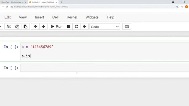 isdigit method in python смотреть онлайн
