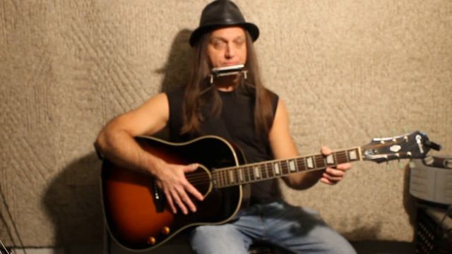 Guitar & Harmonica Video 30– G, C harp: Play a Movable Boogie Woogie Bass Line over Anytime Chug #5 смотреть онлайн