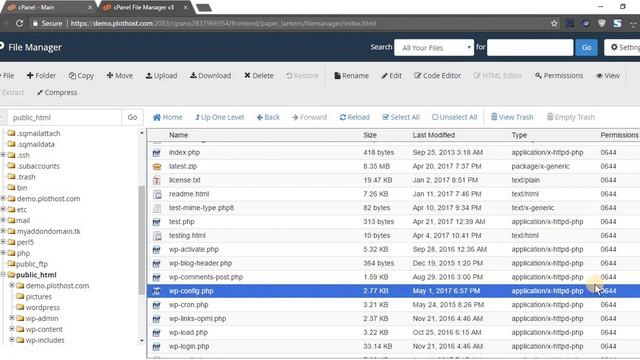How to change file permissions in cPanel File Manager смотреть онлайн