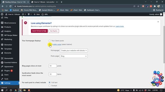 How to change wordpress home page 2024 смотреть онлайн