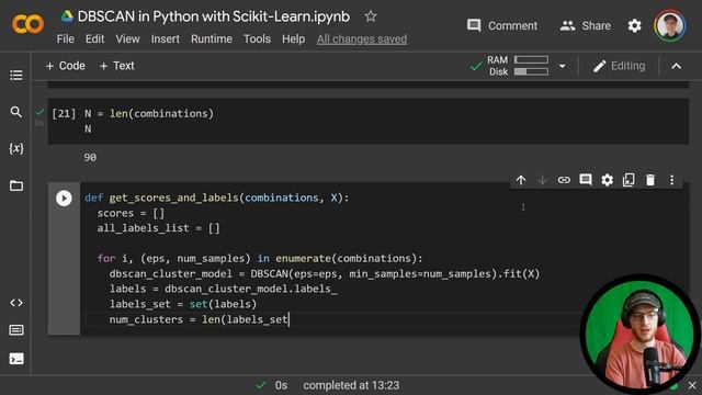 DBSCAN Clustering Coding Tutorial in Python & Scikit-Learn смотреть онлайн