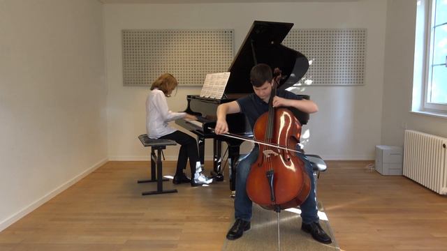 Benjamin Branson (13) and Arkady Brunner (12) perform Rachmaninov, Vocalise смотреть онлайн