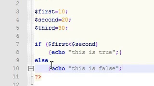 PHP Tutorial 4 If Else Statements смотреть онлайн