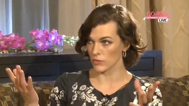 Собчак живьём  Милла Йовович Milla Jovovich