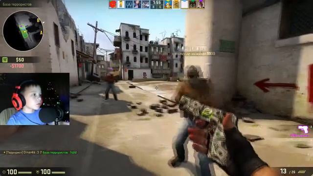 Мальчик 8 ЛЕТ РАЗНЕС МИКС в CS:GO! смотреть онлайн
