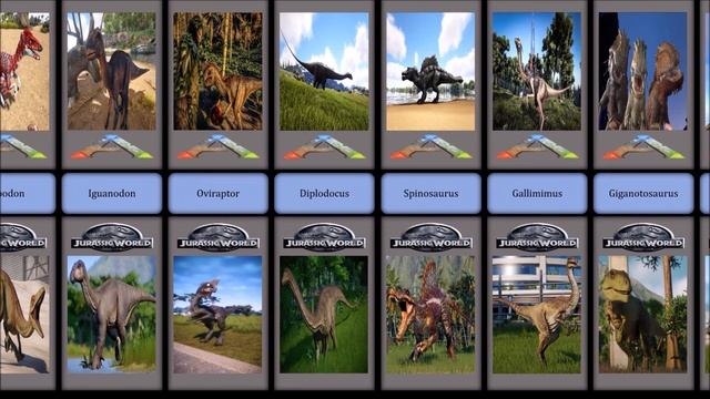 JURASSIC WORLD EVOLUTION VS ARK : SURVIVAL EVOLVED | Comparison