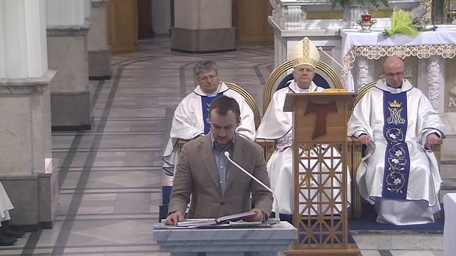29.05 g. 12:00 Pielgrzymka ruchu duchowości małżeńskiej. Region 2 | NIEPOKALANÓW - Bazylika смотреть онлайн