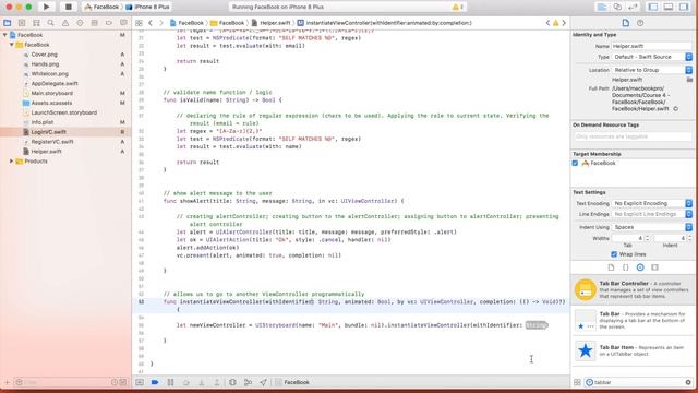 Complete Facebook App in Swift, Xcode and PHP - Go To Home Page - 49 смотреть онлайн