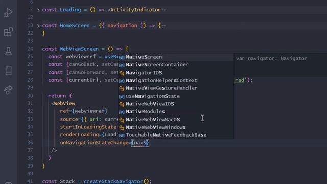 React Native WebView Navigation смотреть онлайн