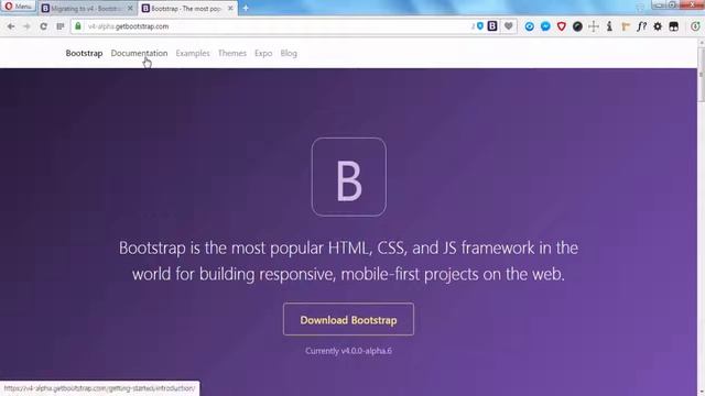 Learn twitter bootstrap 4 (in Arabic) - 2. What's new in bootstrap 4 смотреть онлайн