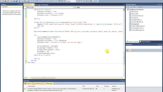 VB NET - Chat application over internet / PART 2 - Coding смотреть онлайн