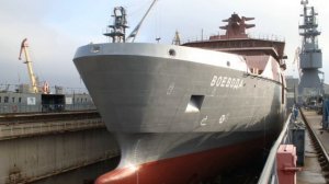 В Калининграде спущено на воду судно проекта 23700 «Воевода»