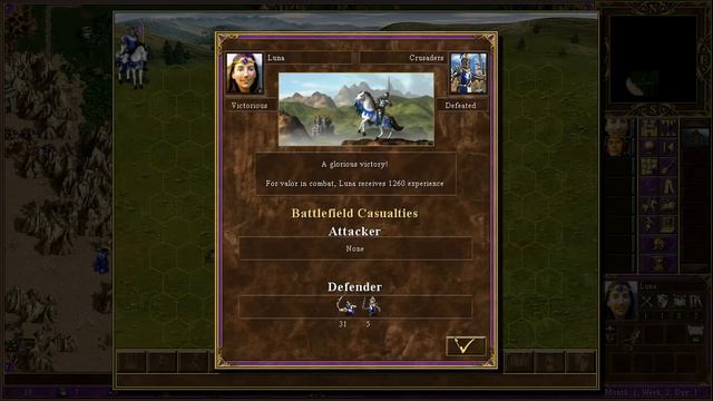 Heroes of Might and Magic III - The Power of Luna (HOMM3) смотреть онлайн