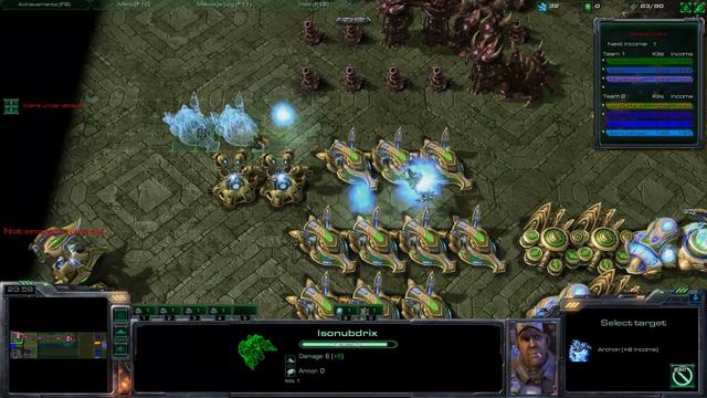 Nexus Wars Mass Archon build - Starcraft 2 WoL смотреть онлайн