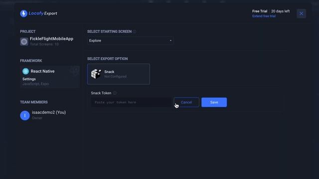 Locofy.ai | Export and run your app on Expo Snack [Guide] смотреть онлайн