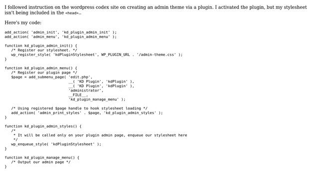 Wordpress: Admin Theme customization смотреть онлайн
