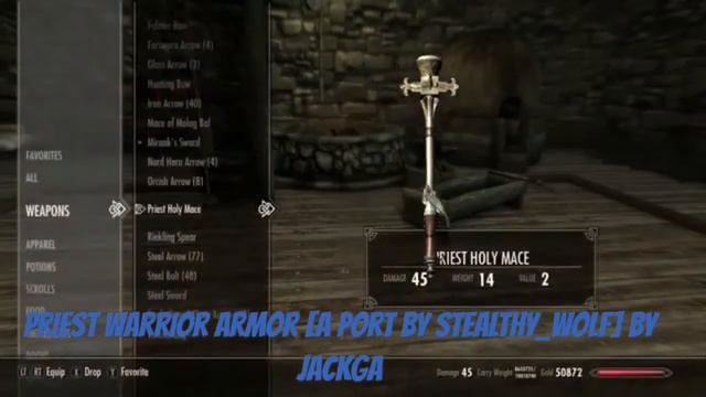 Skyrim SE Xbox One Mods|Priest Warrior Armor смотреть онлайн