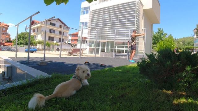 Как да сме във форма / Тренировка на лостове в Св. Влас за гърди и трицепс