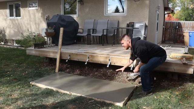 Concrete pad for beginners // DIY смотреть онлайн