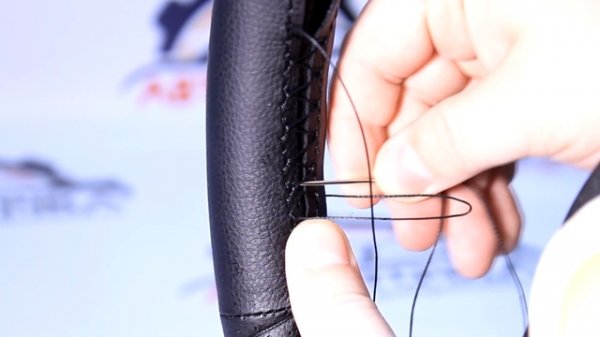 Самостоятельная перетяжка руля Renault Logan в кожу