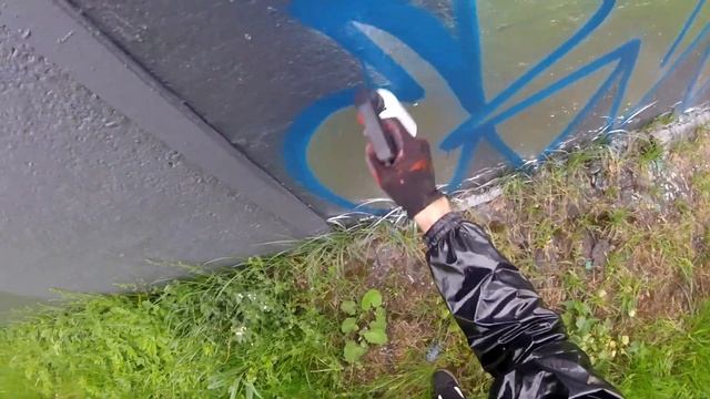 How to do chill throwie / Process / RAW / Как сделать граффити флоп / Граффити туториал ? смотреть онлайн