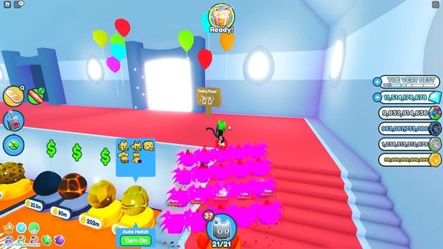ПАСХАЛЬНОЕ ОБНОВЛЕНИЕ в игре Симулятор питомцев Х роблокс | Pet Simulator X roblox | Новые яйца смотреть онлайн