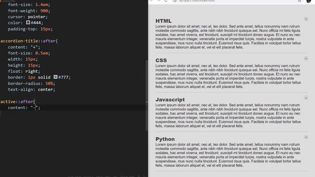 How to create Accordion | HTML CSS & Javascript смотреть онлайн